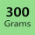 300 grams