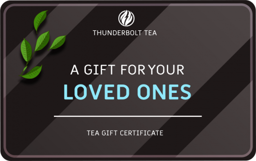 Tea Gift Card and Certificate